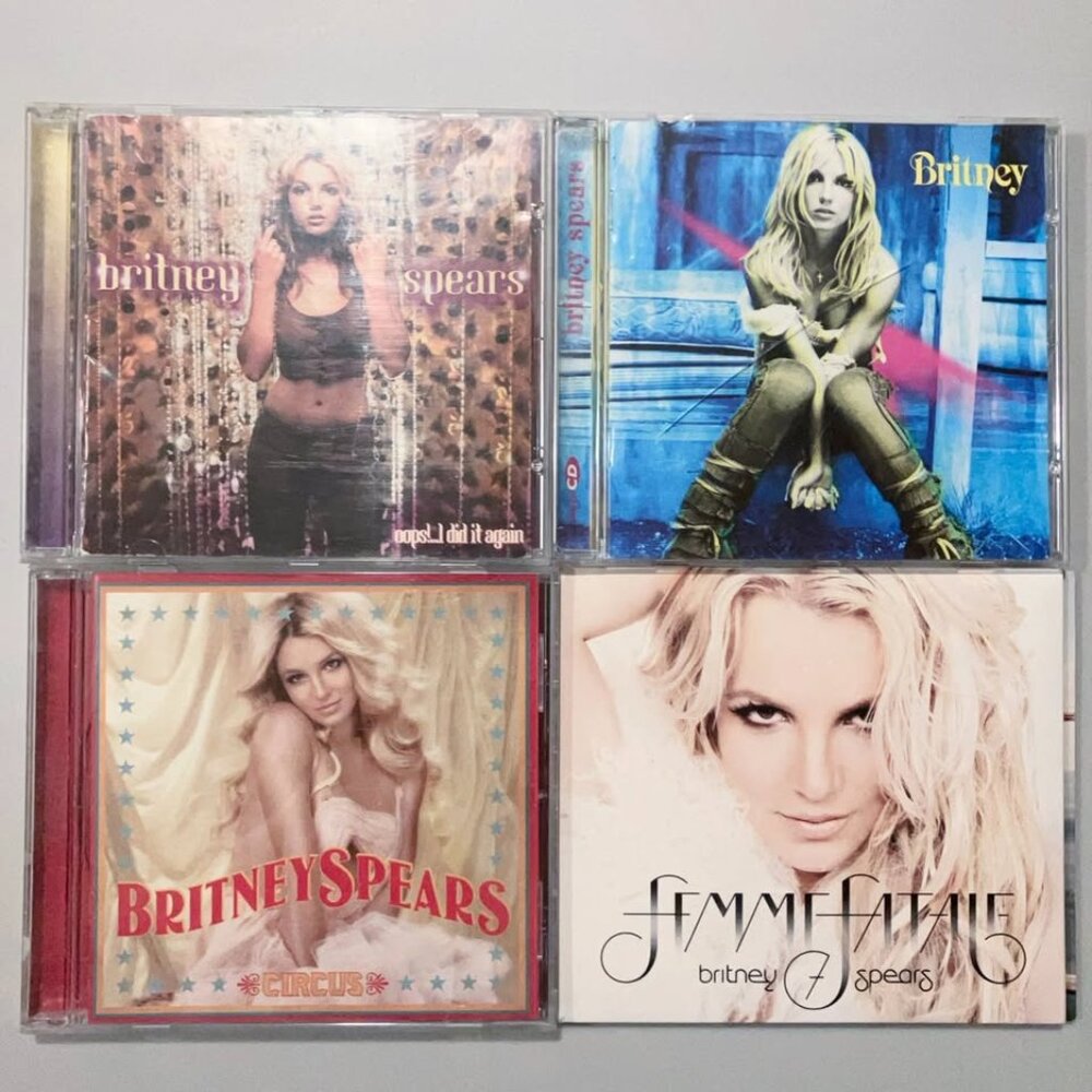 Britney‎ Spears 4 CD Bundle Lot